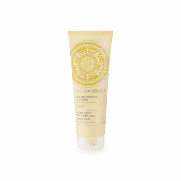 natura siberica royal cedar natural body balm 200ml